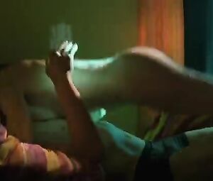 Sex scene with nude actress Henriette Heinze. The movie "Auftauchen"