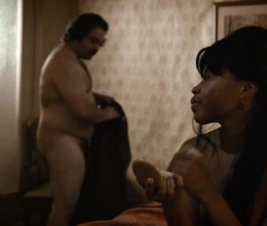 Naked Maggie Gyllenhaal, Margarita Levieva - The Deuce S01 E01 (2017)