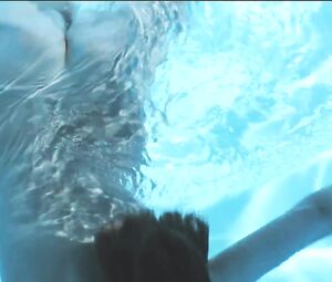 Underwater nudity scene | Anne Ratte-Polle nude - Tatort Narben (2016)