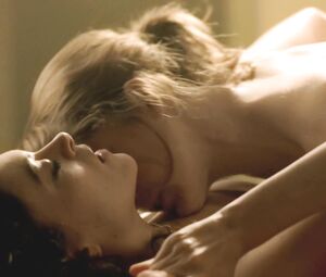 Celebrity Lesbian Scene | Hannah Fierman, Christen Orr, Lynn Talley, Kylie Brown - The Unwanted (2014)