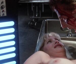 Sex video Barbara Crampton nude - Re-Animator (1985)