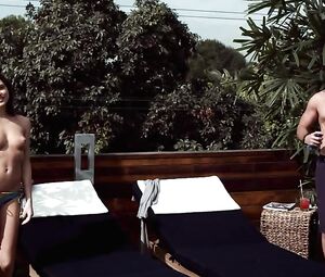 Sexy Emily Meade in Burning Palms