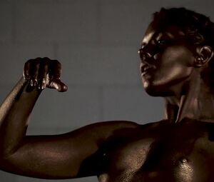 Naked on Stage Performance - Cristina Lilienfeld - New Solo Nude Gold