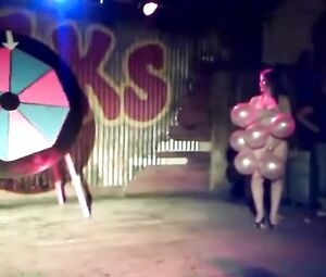 Naked On Stage - Stripping Game Girl gets Fully Nudity