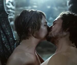Explicit sex scene from TV series Carnival Row starring Orlando Bloom and Cara Delevingne