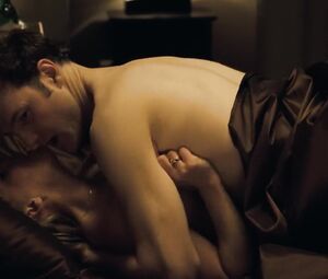 Ensnaring charmer Flora Montgomery nude is penetrated in Basic Instinct 2 sex moment