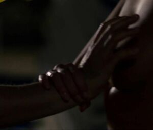 Laura Haddock nude sometimes can't resist booty call and allows the man to touch boobs