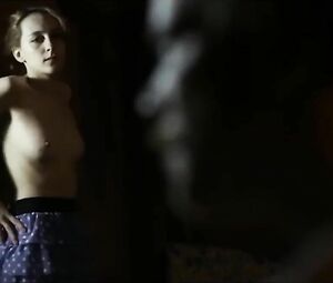 Kissable girl makes it so roughly with older man in sex scene from the feature movie