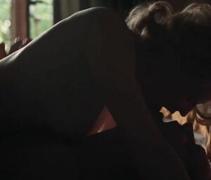 Older guy thrusts cock in and out of Carrie Coon's twat in the drama movie The Nest (2019)