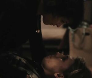 Middle-aged actress Marie Louise Wille has sex with boy in Danish drama movie Dreng (2011)