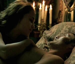 Hot girl Alicia Vikander with tiny private body parts is drilled in A Royal Affair