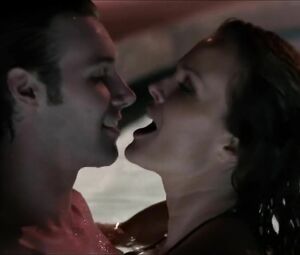 Dina Meyer knows why lover asks her to swim and cuts to the chase in Lethal Seduction