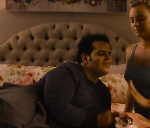 Kaley Cuoco Braless - The Wedding Ringer (2015)